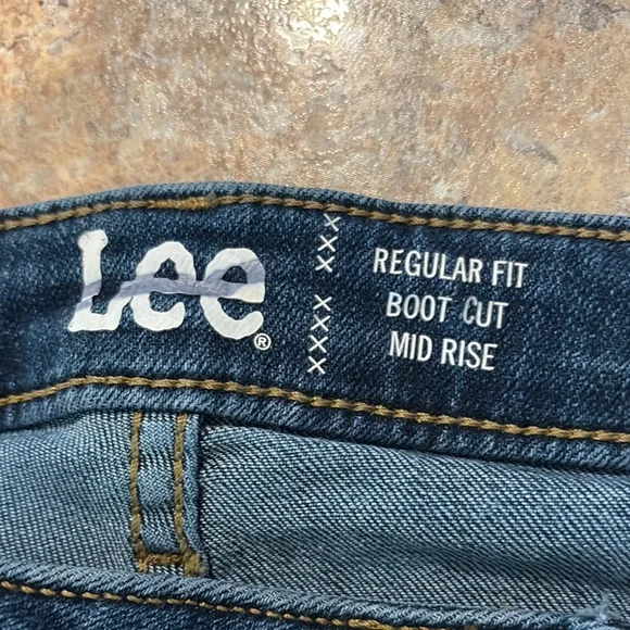 Lee Blue Boot Cut Jeans Classic Style - Picture 2 of 4